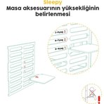 Sleepy Montessori Karyola ve Arka Aksesuarları | Yazı Tahtası | Masa | Salıncak