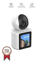 Torima CMR-11 Monitörlü Smart Ip Full Hd 360° Akıllı Güvenlik Kamerası Bebek Kamerası