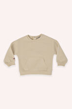 Erkek Çocuk Sweatshirt Bej