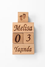 İsim yazılır Ahşap Anne Bebek Anı Küpleri Fotoğraf Çekim, Bebek Anı Küpü Seti