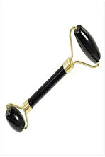 TİNEKE Yeşim Taşı Siyah Çift Taraflı Cilt Yüz Masaj Bakım Aleti Roller Obsidian