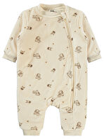 Civil Baby Erkek Bebek Patiksiz Uyku Tulumu 6-9 Ay Sütlükahve