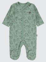 Civil Baby Erkek Bebek Patikli Tulum 1-6 Ay Soft Haki