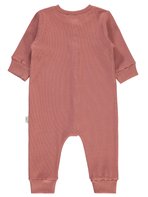 Civil Baby Bebek Patiksiz Tulum 1-6 Ay Gül Kurusu