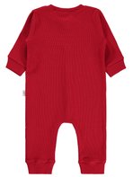 Civil Baby Bebek Patiksiz Tulum 1-6 Ay Kırmızı
