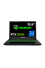Monster Abra A5 V20.6 Intel Core i7 13620H 16 GB RAM 500 GB SSD 4 GB RTX 3050 Freedos 15,6" FHD 144 Hz Oyun Bilgisayarı