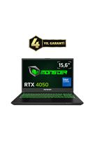 Monster Abra A5 V21.8 Intel Core 7 250H 16GB 500GB RTX 4050 FreeDos 15,6" 144 Hz Oyun Bilgisayarı