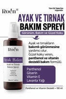 Ayak Ve Tırnak Koku, Görünümü, Güzel Koku Verici Spreyi, Ayak ve Tırnak Bakım Spreyi Panthenol Ve Vitamin Destekli 100 ml