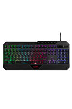 Claw's Nexus K1 RGB Full Membran 104 Tuşlu Ekstra Multimedya / Rollover Ses Kontrol Mekanizmalı & Claw's Reflex Örgü Kablolu Gaming Klavye (11 Farklı RGB Efektli)