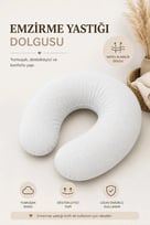 Emzirme Yastığı Dolgusu Tela Kumaş %100 Boncuk Elyaf Anne Bebek Emzirme Yastığı İçi