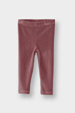 Kız Bebek Düz Paça Fitilli Kadife Tayt