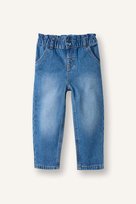 DeFacto %100 Pamuk Paperbag Jean Pantolon Kız Bebek G6307A526SMNM39