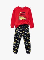 Koton Baskılı Kırmızı Bebek Pijama Takımı 6WMB10062TK-A