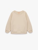 Pamuklu Uzun Kollu Bisiklet Yaka Basic Sweatshirt