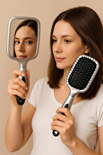 aynalı saç fırçası