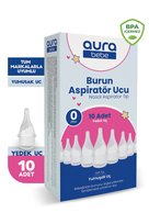 Bebek Burun Aspiratör Yedek Ucu 10 Adet Tüm Markalar ile Uyumlu