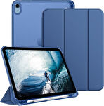 Apple iPad 11.Nesil A16 11inç/10.Nesil 10.9inç Kılıf Flip Cover Kalem Bölmeli PC Case