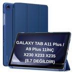 Samsung Galaxy Tab A11 Plus 11inç X230 Kılıf PU Deri Smart Standlı Case Uyku Modlu X235 X236F