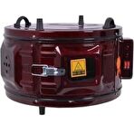 Uğur Çift Tepsili Fırın-Tepsileri Emaya Fırın-Çift Tepsili Yuvarlak Davul Fırın