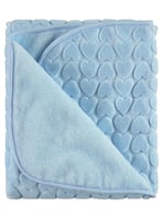 Civil Baby Polyester Kalpli 100x120 cm Bebek Battaniyesi Mavi