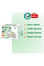 Evony Kids Yumuşak Elastik Kulaklı Cerrahi Maske 3 Katlı 50 Adet