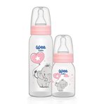 Wee Baby Klasik PP Biberon Seti 125 ml + 250 ml Pembe 0-6 Ay