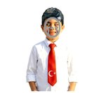 Bayrak Kravat Ayyıldızlı Kravat