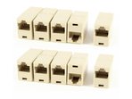 ADSL Cat5 Cat6 RJ45 Dişi-Dişi Ara Uzatma Fişi 10Adet