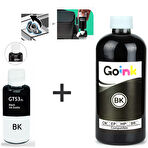 Goink HP GT53XL Siyah Muadil Mürekkep - 500 ml + 90 ml