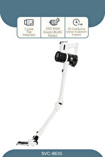 Sinbo Svc-8635 Bldc Motorlu Dikey Kablosuz Şarjlı Led Aydınlatmalı Süpürge