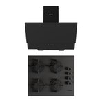 Kumtel 2'Lİ Magic Cam Ankastre Set (Ocak-Davlumbaz)
