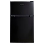 kumtel htmf-90eb 87 l çift kapılı mini buzdolabı - siyah
