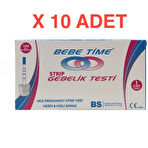 Bebetime Strip Gebelik Testi 10'lu