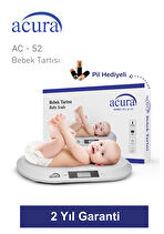 Acura AC-52 CE Onaylı 20KG Kapasiteli Dijital Bebek Tartısı
