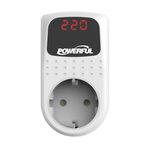 Powerful VP-116 3500W Tekli Gerilim Koruma Prizi - Akım Koruma Prizi Beyaz