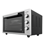 Simfer 4244 İnox Gri 42 LT Turbo Fan Mini/Midi Fırın - 6 Fonksiyon,Yoğurt Yapma, Buz Çözme & İç Aydınlatma