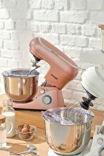 Emsan Bella Gusto Stand Mikser Altın Pembe 1300 W 5 l Mutfak Şefi