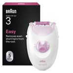 Braun Silk·épil 3 Kablolu Epilatör, Kalıcı Pürüzsüz Cilt, 3-000