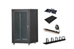 SETRACK 19'' 16U 600X600 RACK KABİNET+2Lİ FAN+SABİT RAF+GRUP PRİZ+KABLO ORGANİZER