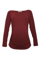 LuvmaBelly 2301-2309 Pamuklu Uzun Kollu Hamile T-S