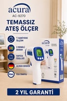 AC-9270 Yeni Tasarım FDA Onaylı, Alman Sensörlü Temassız Ateş Ölçer