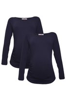 LuvmaBelly MYRA2302_2302 Hamile tshirt seti