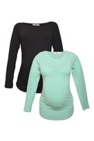 LuvmaBelly MYRA2301_2306 Hamile tshirt seti