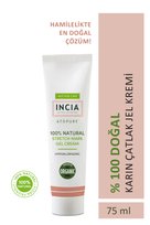 incia  doğal karın çatlak jel kremi çatlak önleyici organik avokado yağı hamilelikte 75 ml
