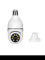 Ampul Kamera Harekete Duyarlı Gece Görüşlü Kablosuz Bebek Izleme Kamerası Güvenlik Akıllı Wifi 360hd