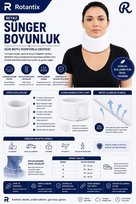 Rotantix Medikal Sünger Boyunluk,boyun Fıtığı Boyun Destek Boyun Düzleşmesi Korse