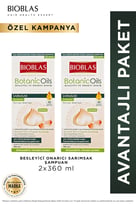 Botanic Oils Sarımsaklı Şampuan 2 x 360 ml Saç Dökülmesine Karşı, Güçlendirici