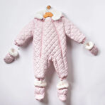 KIZ BEBEK ELDİVENLİ PATİKLİ ASTRONOT TULUM