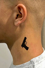 Silah Mini Geçici Dövme Tattoo
