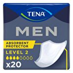 TENA Men Level-2, Erkek Mesane Pedi, 4 Damla, 20’li Paket